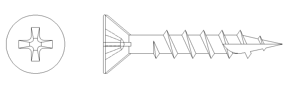 katsuhanan-products/5PARTICLEB_OARD _SCREW/PB2-Particle board-PHIL Flat head.png